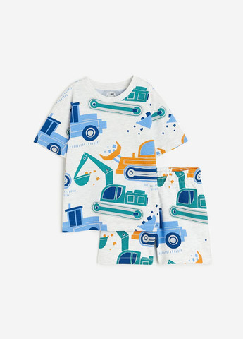 Комбинированный летний комплект (футболка, шорты) H&M