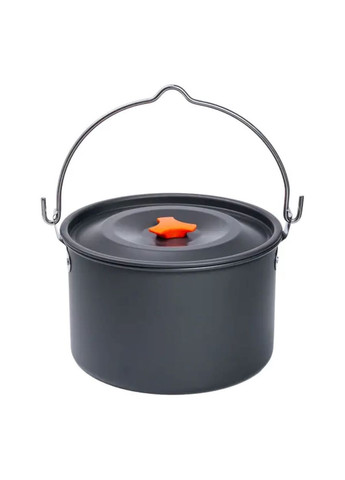 Набор туристической посуды в сумке для похода и кемпинга: кастрюля, сковорода, чайник HP39578C LUGI (335810188)