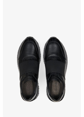 Чорні Осінні кросівки, колір чорний Estro