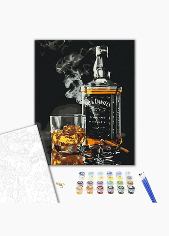 Картина за номерами Чоловічий набір Картини в цифрах Чоловічі 40х50 Розмальовка BS5001 Brushme (308987840)