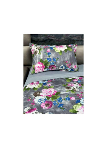 Комплект постільної білизни 200х220 Printed 8218-11 17-3802 Gull 2нав. 50х70 мікрофібра ArCloud (357219768)