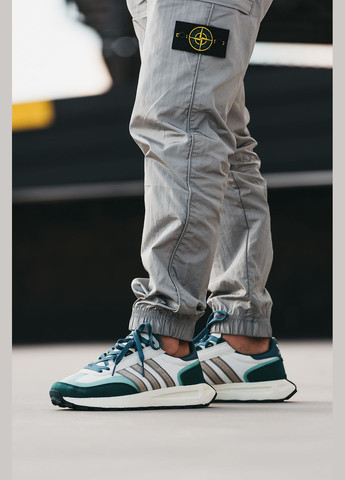 Зеленые всесезонные кроссовки мужские adidas retropy e5 green white | адидас ретропы е5 зеленые черные No Brand