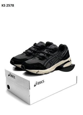 Черные демисезонные кроссовки мужские asics gel-1090 black white асикс гель 1090 No Brand