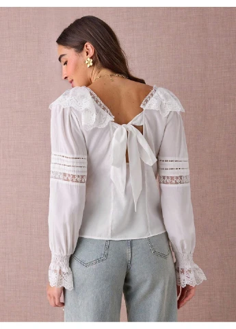 Белая блуза SHEIN
