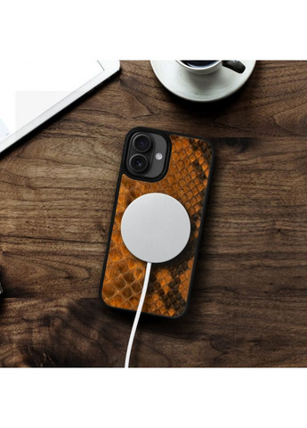 Накладка SkinBacker Mini Python Scales для Apple iPhone 16 Plus Коричневий (79503) Stenk (359472550)