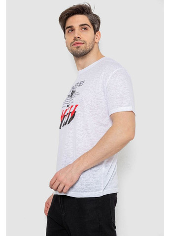 Белая футболка мужская с принтом Sport Line