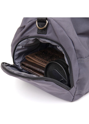 Спортивная текстильная сумка с карманами для обуви и коврика с ремешком серый (sku_20641) No Brand (328922300)