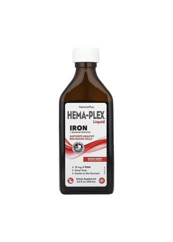 Hema-Plex® Liquid Iron - 250ml Nature's Plus (369400315)
