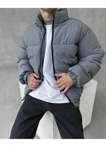 Графітова зимня чоловіча куртка (заміри в описі DK/DL Мода без кордонів