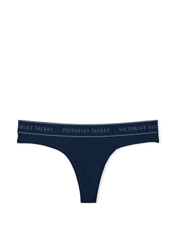 Жіночі трусики Logo Cotton Thong Victoria's Secret (322820078)