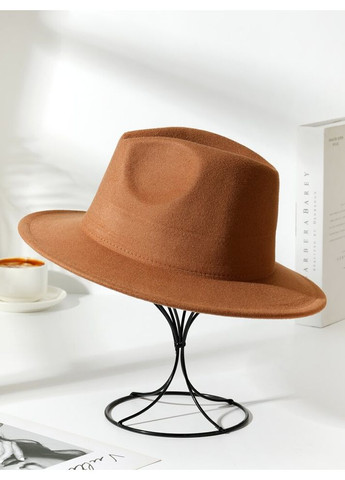 Шляпа Федора унисекс с регулировкой размера (поля 7 см) демисезон No Brand (362346126)