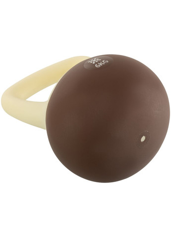 Гиря м'яка SOFT KETTLEBELL LB7012-6 6кг (верх-PVC, наповнювач-пісок, білий-коричневий) Bloom (361440117)