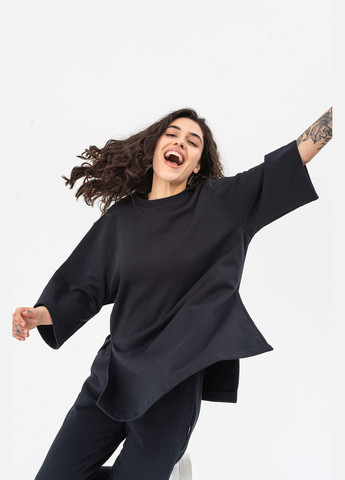 Футболка з подовженим рукавом RUBI чорна Garne - (292553432)