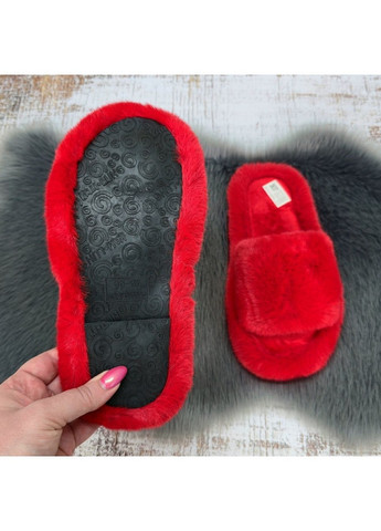 Красные тапочки домашние Fashion