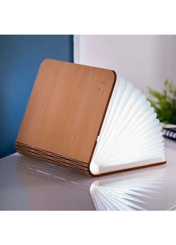 Настільний акумуляторний світлодіодний нічник лампа книга із зарядкою від USB магнітами для кріплення 10х9х2,2 см (480409-Prob) Unbranded (335003930)