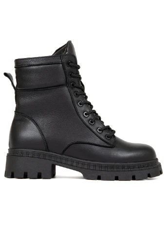 LAREN • Черевики чорні шкіряні на вовні CHARME shoes (397398561)