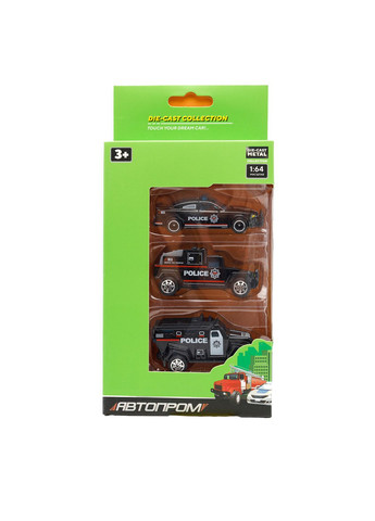 Набор металлических машин Автопром цвет разноцветный CB-00239070 АВТОПРОМ (314887766)