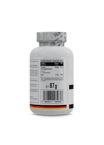 Бісгліцинат заліза Iron Bisglycinate 21 мг 120 капсул MST (361118269)