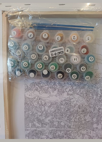 Картина по номерам Поселок у подножия горы 40х50 Набор для рисования на холсте GX6936 Rainbow Art (330830586)