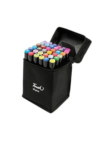 Фломастери різнокольорові Coco 36 шт Маркери для скетчингу за номерами Скетчинг спиртові Touch (302890932)