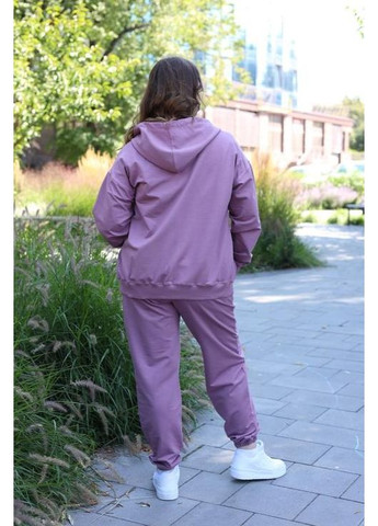 Женский спортивный костюм (худы на замке + джогеры) фиолет (М136.2) UMON (369150005)