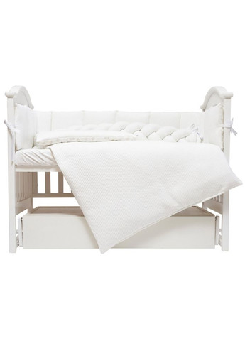 Постельный комплект Cotton, 7 элементов, белый () Twins 4077-TC-01 (361019943)