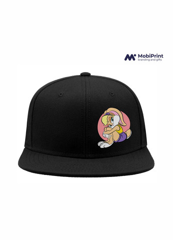 Кепка Snapback Лола Банні Луні Тюнз (Lola Bunny Looney Tunes) Чорний (9276-2885-BK) MobiPrint (292866259)