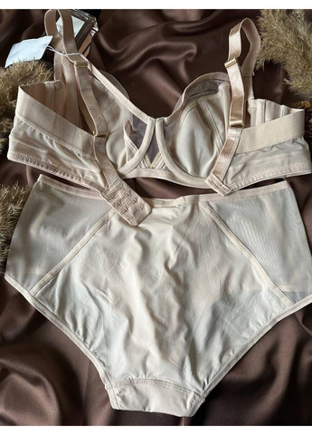 Бежевый женское нижнее белье комплект бежевый Lanny Mode
