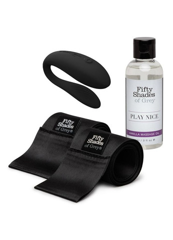 Набор с парным вибратором Sync Lite и Moving As One от Fifty Shades of Grey, черный We-Vibe (303906076)