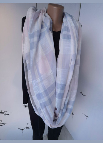 Шарф-снуд женский весна-осень клетку 200х100 см My Accessories (316714910)