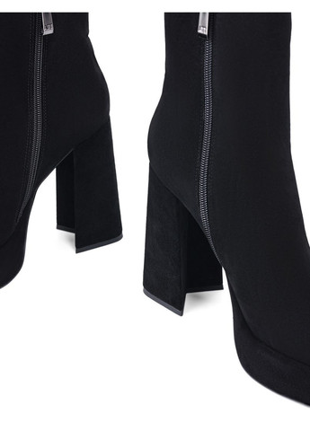 Жіночі Черевики L2325-5 Чорний Велюр Attizzare (303427773)