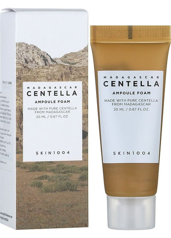 Очищающая ампульная пенка для умывания с экстрактом центели (мини) Madagascar Centella Ampoule Foam 20ml (2-993850) SKIN1004 (369795581)