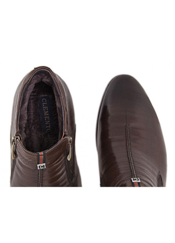 Коричневые зимние ботинки 7154632 цвет коричневый Clemento