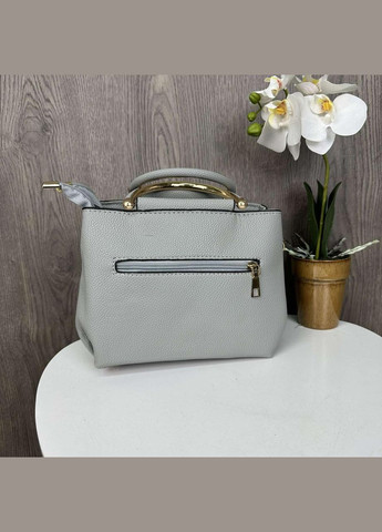 Жіноча міні сумочка з квітами вишивкою, маленька сумка з квіточками та брелоком Сірий No Brand (334730295)