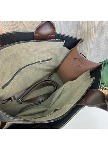 Якісний жіночий рюкзак сумка Зелений еко шкіраний універсальний рюкзак для жінок та дівчат ProDobro (363136434)