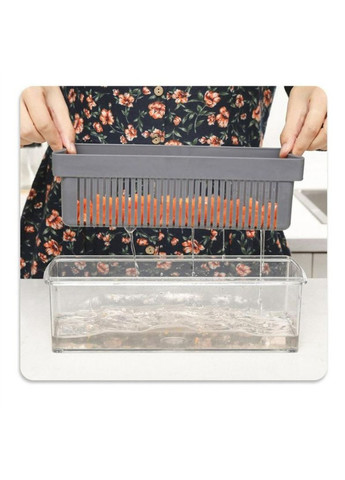 Овочерізка багатофункціональна 12в1, слайсер для овочів та фруктів, мультислайсер кухонний універсальний No Brand (304059428)