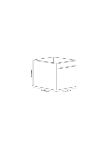 Коробка Ö червоний 333833 см IKEA (272150179)
