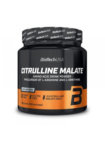 Аминокислоты Citrulline Malate 300 грамм Biotech (302244675)