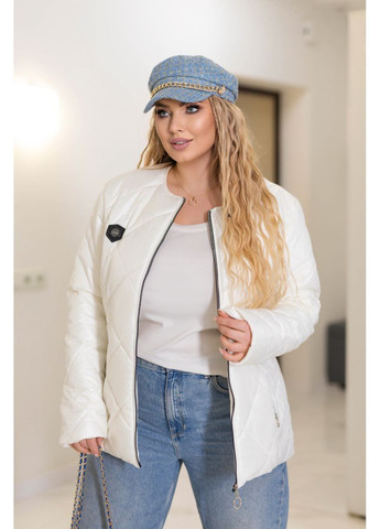 Белая демисезонная куртка женская No Brand