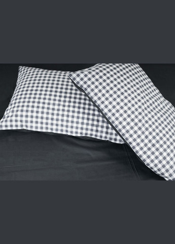 Комплект постельного белья полуторный 143х210 наволочки 2х70х70 Ranforce Elite (MS-820000017) Moon&Star Gray Square (284416130)