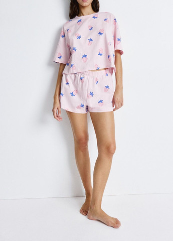 Светло-розовая всесезон пижама H&M