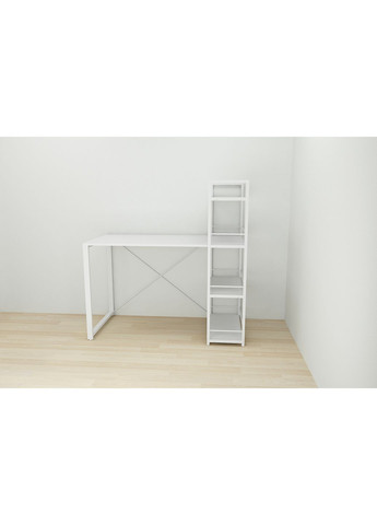 Письменный стол Серии Коннект с этажеркой 75x120x600 ДСП Белое 16мм (FRD-104225) Ferrum-decor (360644912)