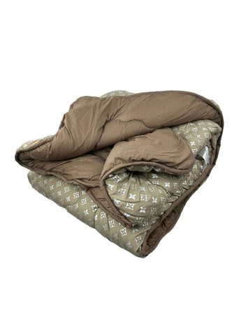 Одеяло двуспальное закрытое Ромб 20393 175х215 см бежевое Arda (328391702)