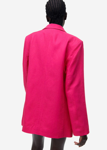 Розовый женский жакет H&M однотонный - всесезон
