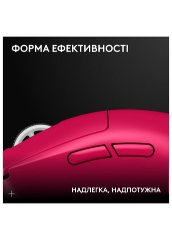 Мишка (910-006797) Logitech G Pro X Superlight 2 Lightspeed Wireless Magenta (366696706)