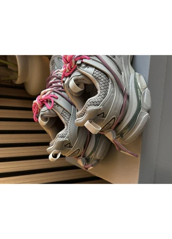 Кросівки жіночі Balenciaga Track Trail Laces WMNS Grey Pink | Баленсіага Трак Треіл Лейсес сірі No Brand сірі демісезони (391003353)