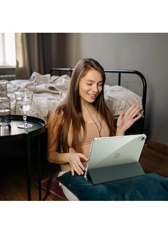Чохол-книжка Soft Edge з кріпленням Apple Pencil для Apple iPad Air (4/5) 2020/2022 10.9" Dark Green BeCover (360425438)