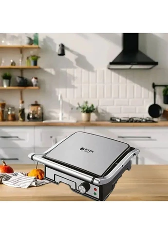 Электрический контактный гриль 3000Вт, BBQ BT-2687 / Прижимной электрогриль с регулировкой температуры BiTEK (389436465)