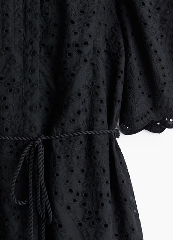 Чорна сукня H&M однотонна