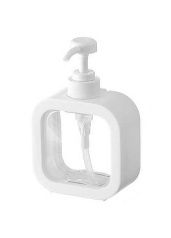 Прозорий диспенсер для мила пластиковий 300 мл Білий China (323158501)